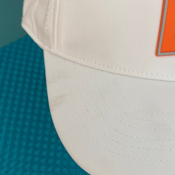 Cobra Crown C Patch White/Rickie Orange Headwear Men Fits All - Picture 3 of 13